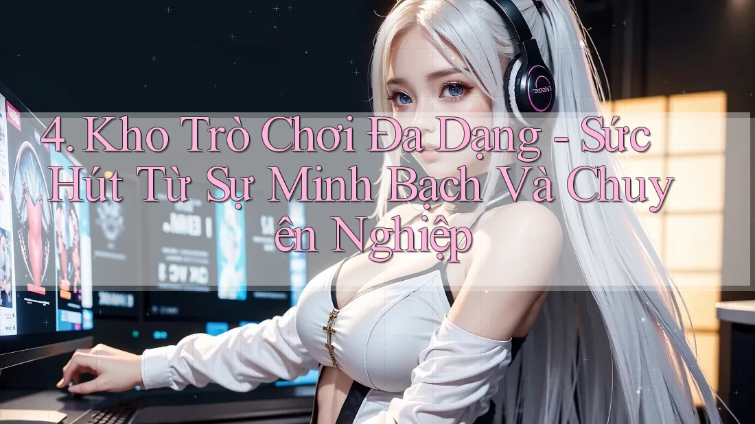 4. Kho Trò Chơi Đa Dạng - Sức Hút Từ Sự Minh Bạch Và Chuyên Nghiệp 4. Kho Trò Chơi Đa Dạng - Sức Hút Từ Sự Minh Bạch Và Chuyên Nghiệp