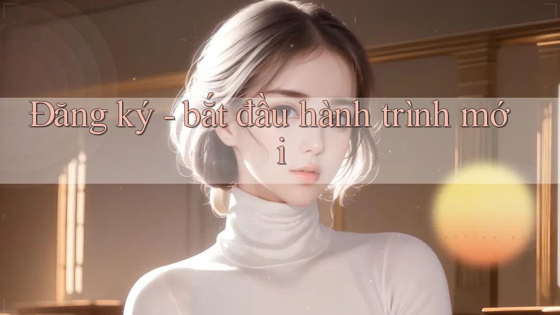 Đăng ký - bắt đầu hành trình mới Đăng ký - bắt đầu hành trình mới
