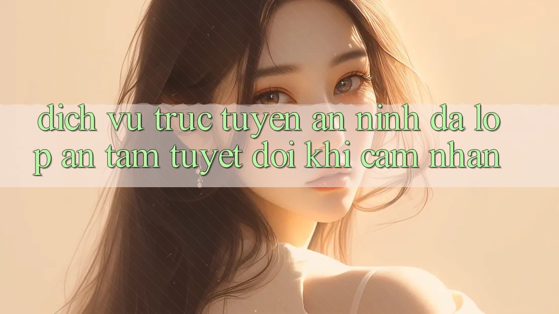 Dịch vụ trực tuyến An ninh Đa Lớp - An Tâm Tuyệt Đối Khi Cảm nhận