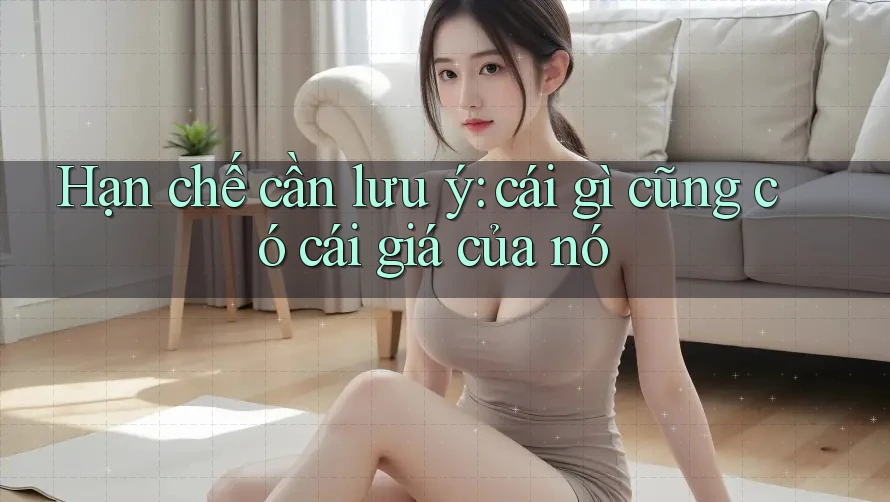 Hạn chế cần lưu ý: cái gì cũng có cái giá của nó Hạn chế cần lưu ý: cái gì cũng có cái giá của nó
