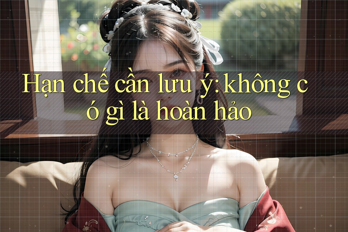 Hạn chế cần lưu ý - không có gì là hoàn hảo Hạn chế cần lưu ý - không có gì là hoàn hảo
