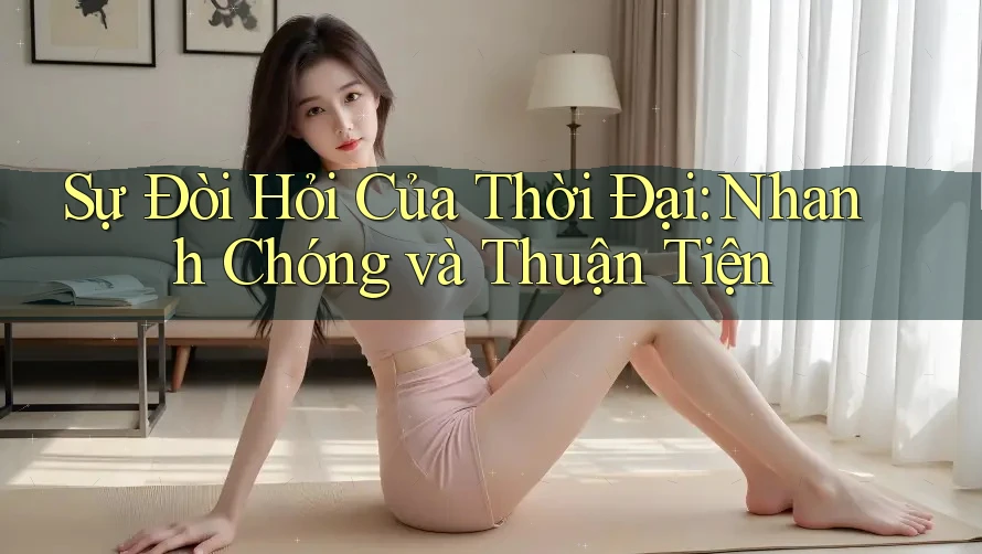 Sự Đòi Hỏi Của Thời Đại: Nhanh Chóng và Thuận Tiện Sự Đòi Hỏi Của Thời Đại: Nhanh Chóng và Thuận Tiện